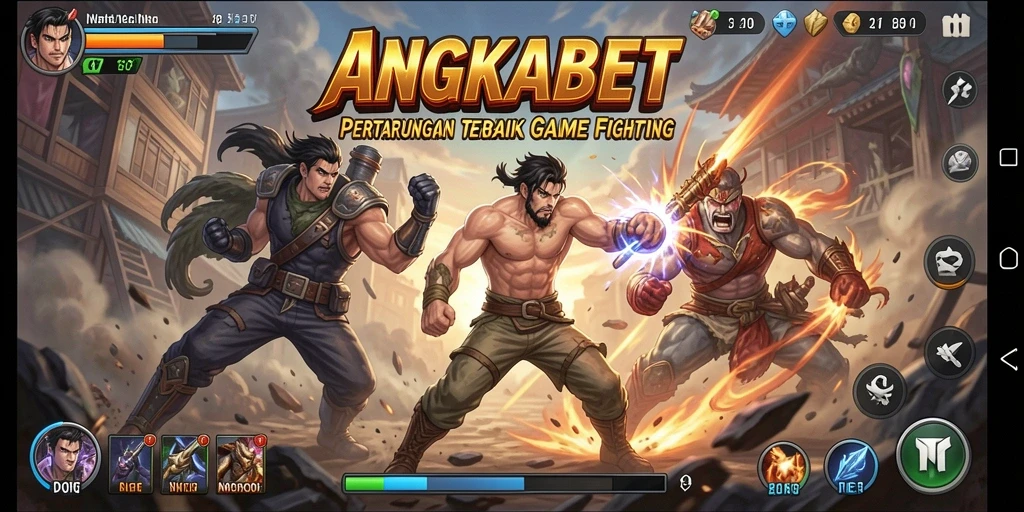 Tampilan menarik dari gameplay ANGKABET dalam pertarungan yang penuh aksi.