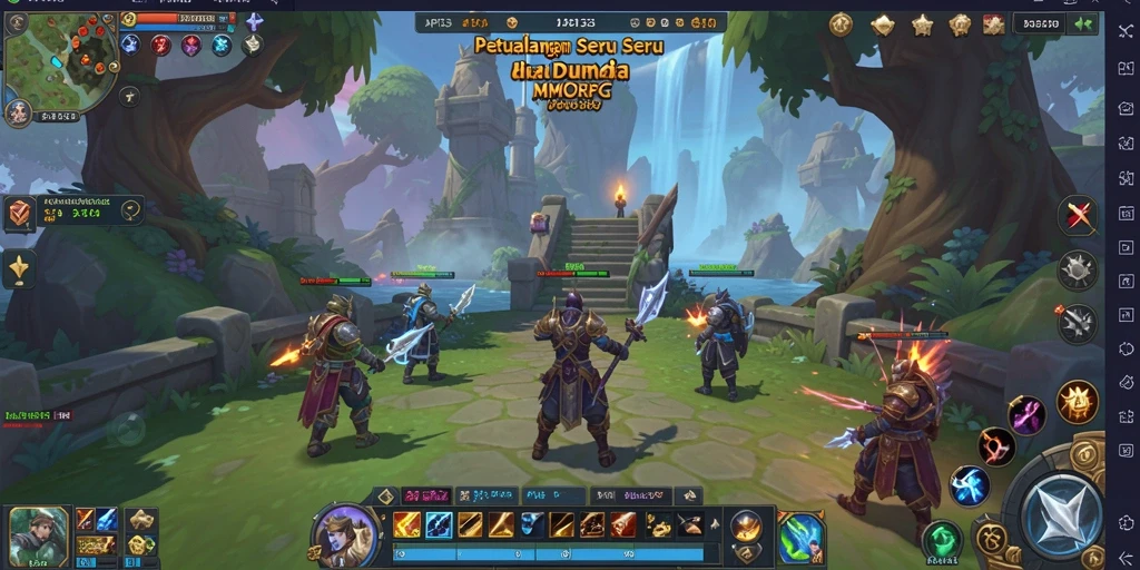 Tangkapan layar gameplay API33 yang menampilkan aksi pertarungan seru.