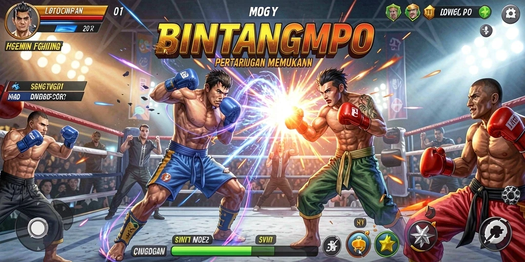 Tampilan gameplay BINTANGMPO yang penuh aksi dan menegangkan.