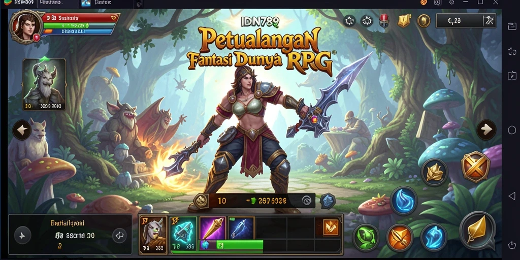 Tangkapan layar IDN789 menampilkan aksi RPG yang seru dan grafis yang menakjubkan.