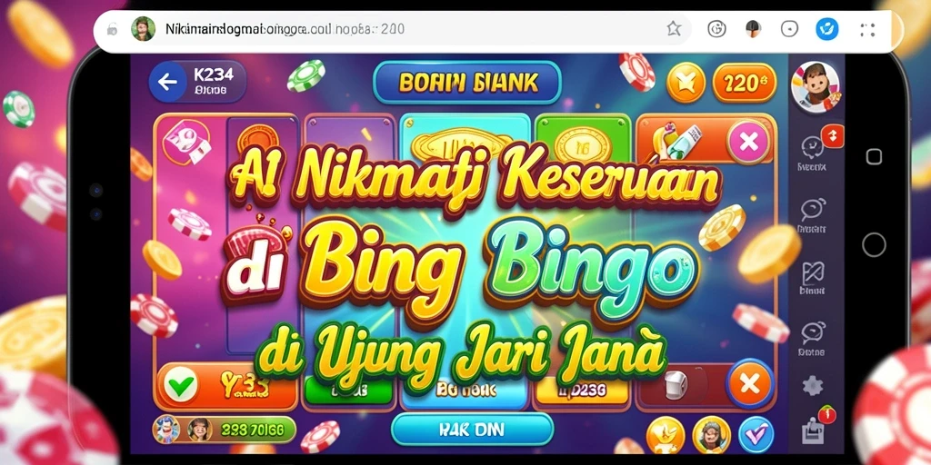 Tampilan gameplay Bingo K234 yang seru dan interaktif.