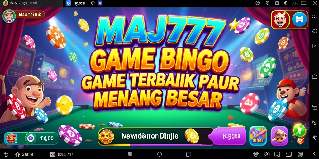 Tangkapan gameplay Bingo MAJ777 yang menawan dan seru.