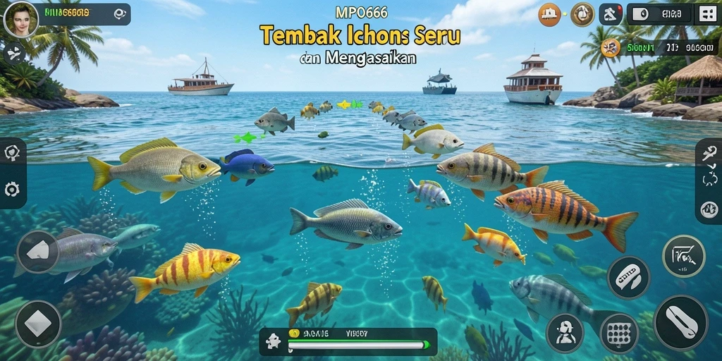 Tampilan permainan Tembak Ikan yang seru di MPO666.