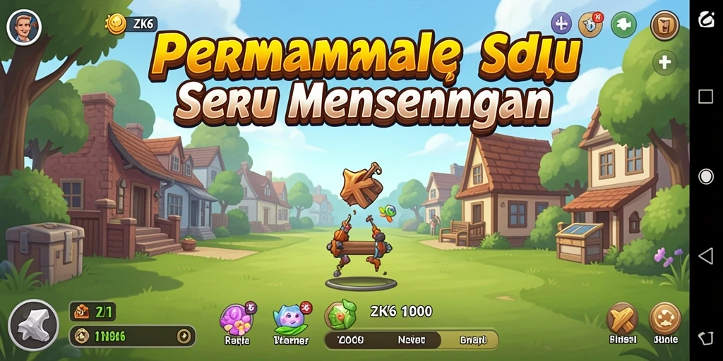 Tampilan gameplay menarik dari ZK6 dengan karakter yang berinteraksi dalam mode Idle.